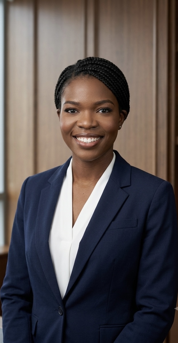 Portrait of Emeraude K. Nginda, Office Manager at Kwilu Law Chamber